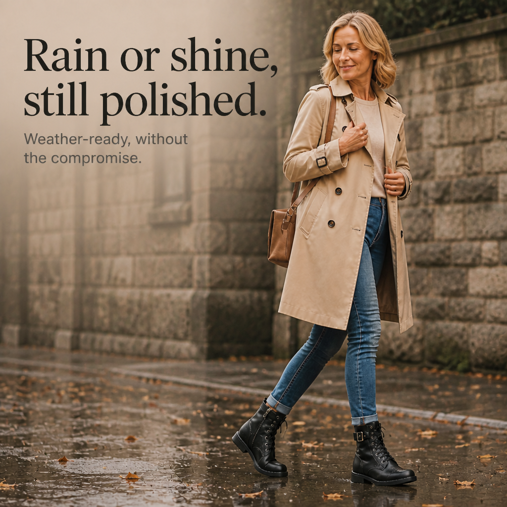 Carlie | Elegant Lace-Up Ankle Boots
