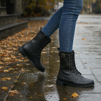 Carlie | Elegant Lace-Up Ankle Boots