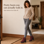 Carol | Classic Buckle Lace-Up Ankle Boots