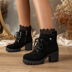 Carrie | Chic Chunky Heel Ankle Booties
