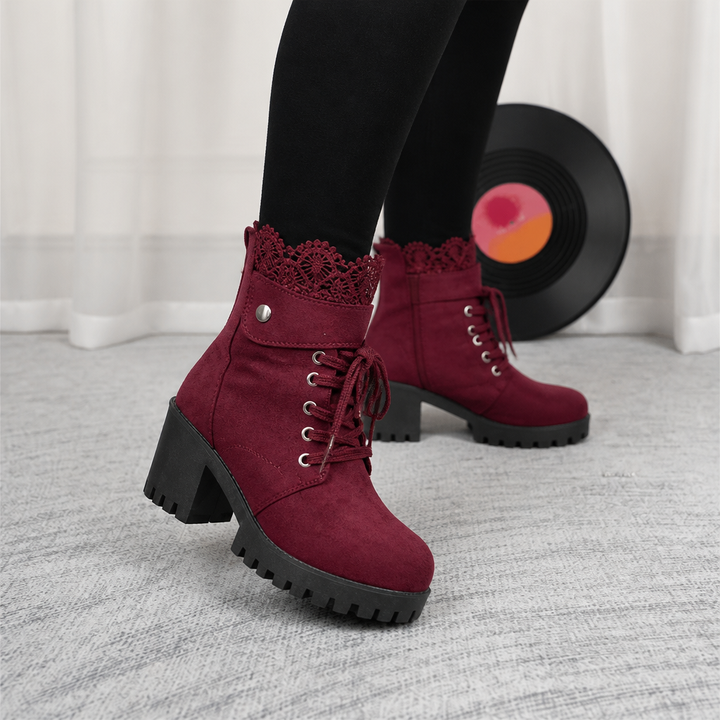 Carrie | Chic Chunky Heel Ankle Booties