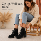 Carrie | Chic Chunky Heel Ankle Booties