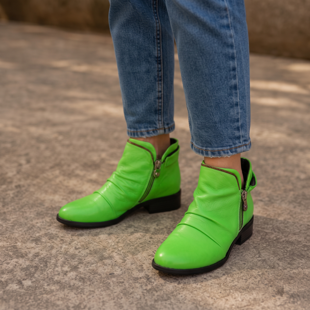 Catalina | Minimal Side-Zip Ankle Boots
