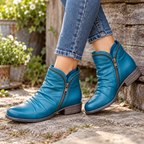 Catalina | Minimal Side-Zip Ankle Boots