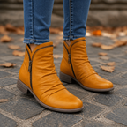 Catalina | Minimal Side-Zip Ankle Boots