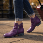 Catalina | Minimal Side-Zip Ankle Boots
