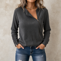 Charlene | Soft Asymmetric Zip Sweater