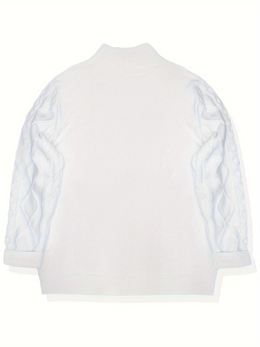Charles | Cable-Knit Half-Zip Sweater