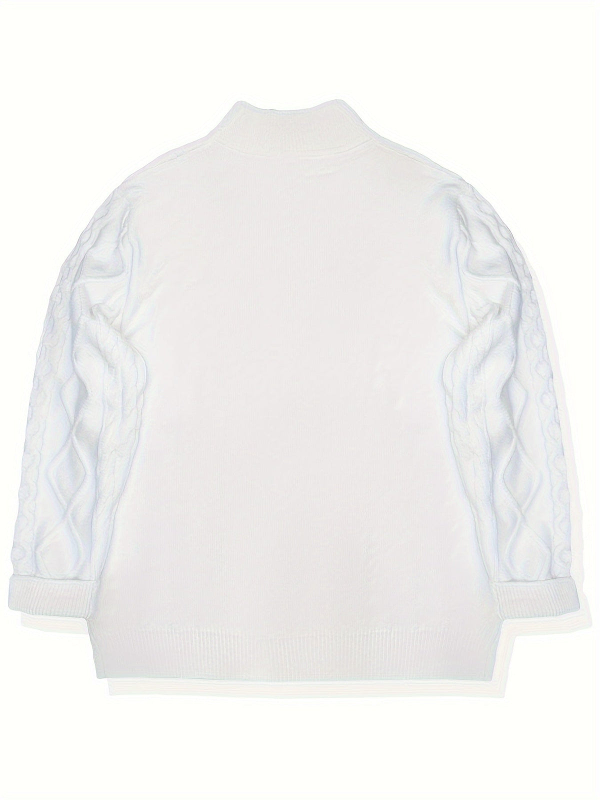 Charles | Cable-Knit Half-Zip Sweater