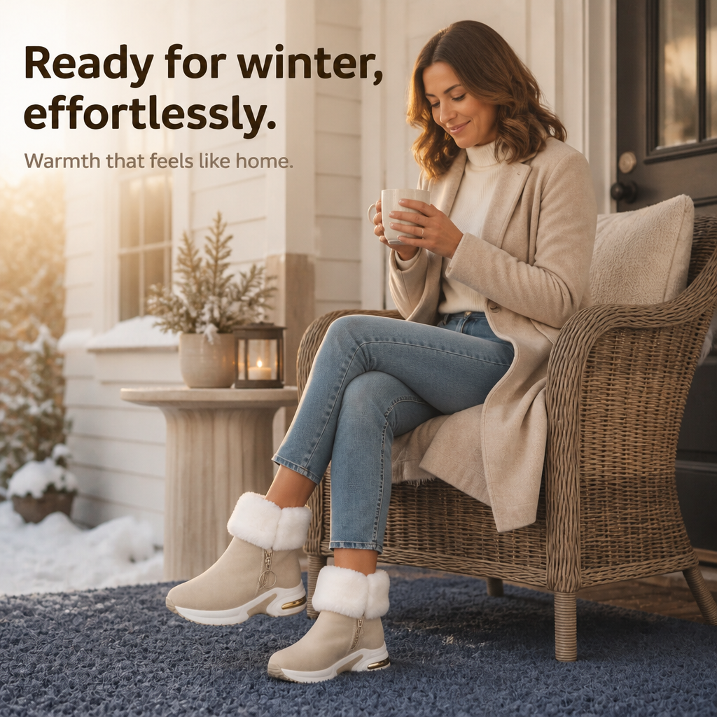 Charlize | Zip-Up Faux Fur-Lined Ankle Boots