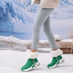 Charlize | Zip-Up Faux Fur-Lined Ankle Boots