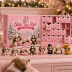 24-Day Acrylic Shih Tzu Advent Calendar