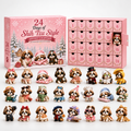 24-Day Acrylic Shih Tzu Advent Calendar