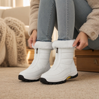 Cherie | Plush-Lined Zip-Up Mid-Calf Snow Boots