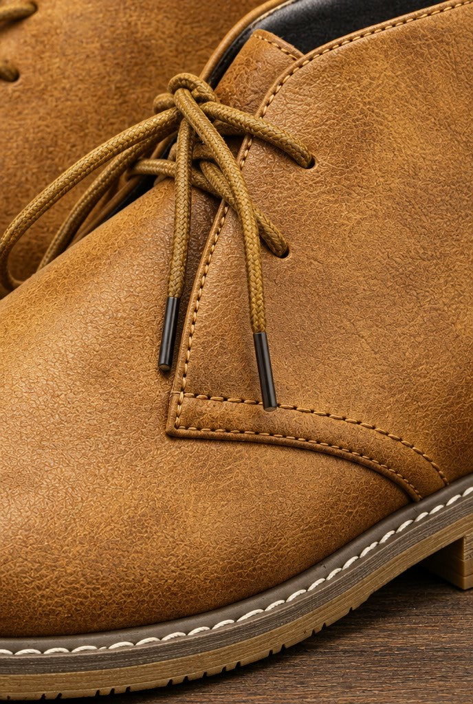 Troy | Chukka Boots with Lace-Up Closure, Non-Slip Sole, close-up 1