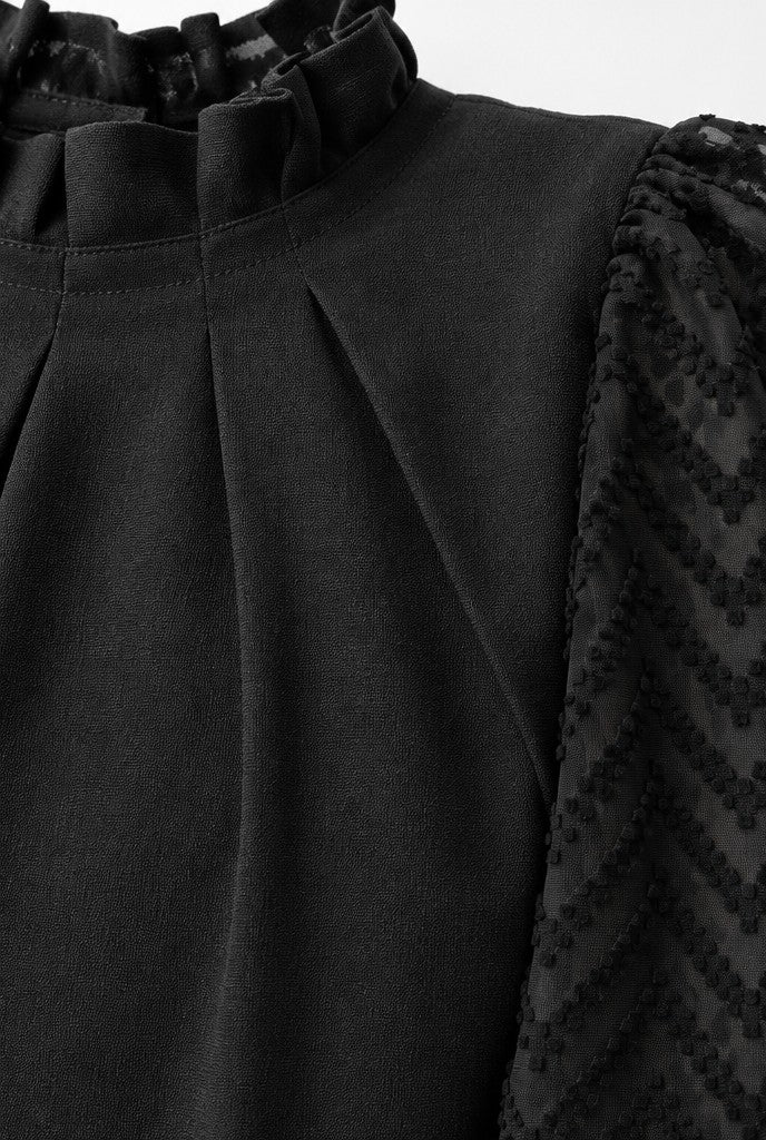 Mira | Blouse with Sophisticated Sleeves, close-up 1