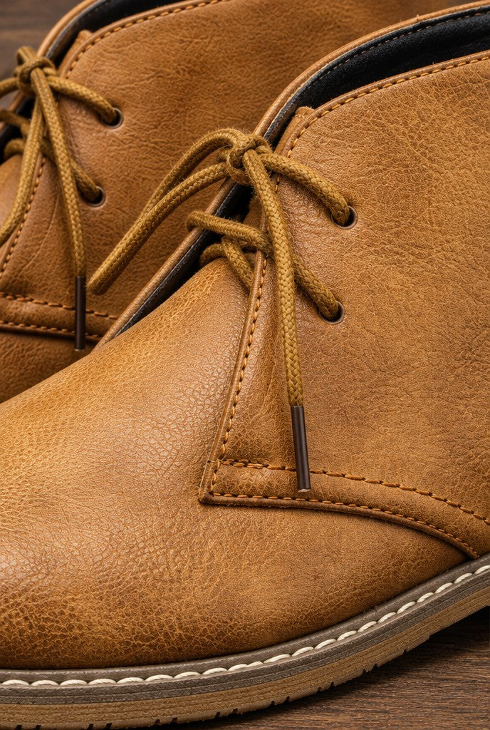 Troy | Chukka Boots with Lace-Up Closure, Non-Slip Sole, close-up 2