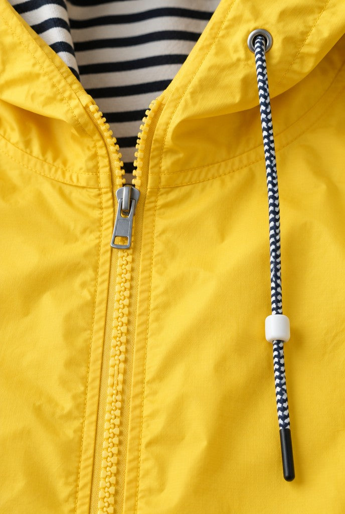 Courtney | Hip-Length Hooded Zip Jacket, close-up 2