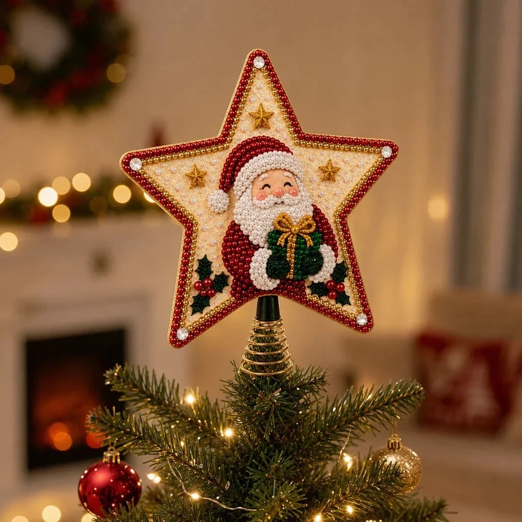 Diamond Painting Star Christmas Tree Topper