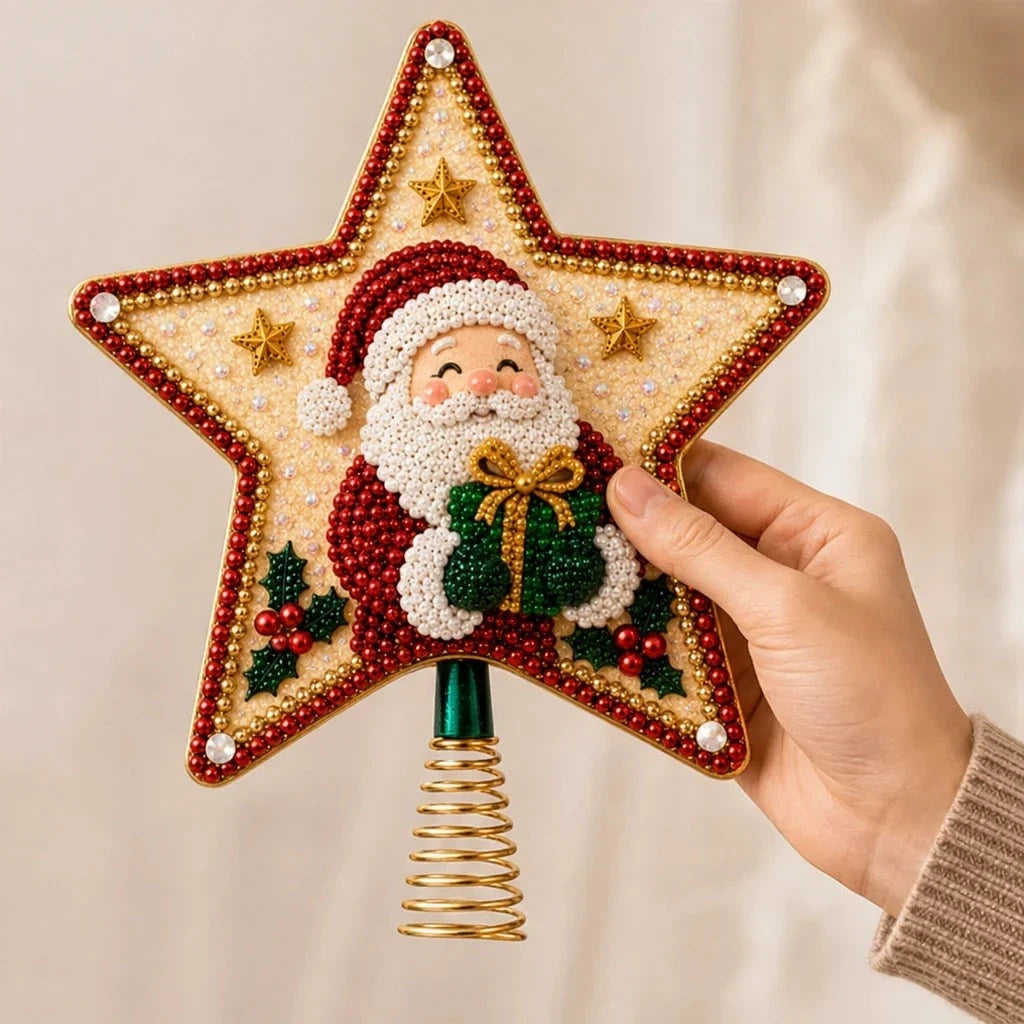 Diamond Painting Star Christmas Tree Topper