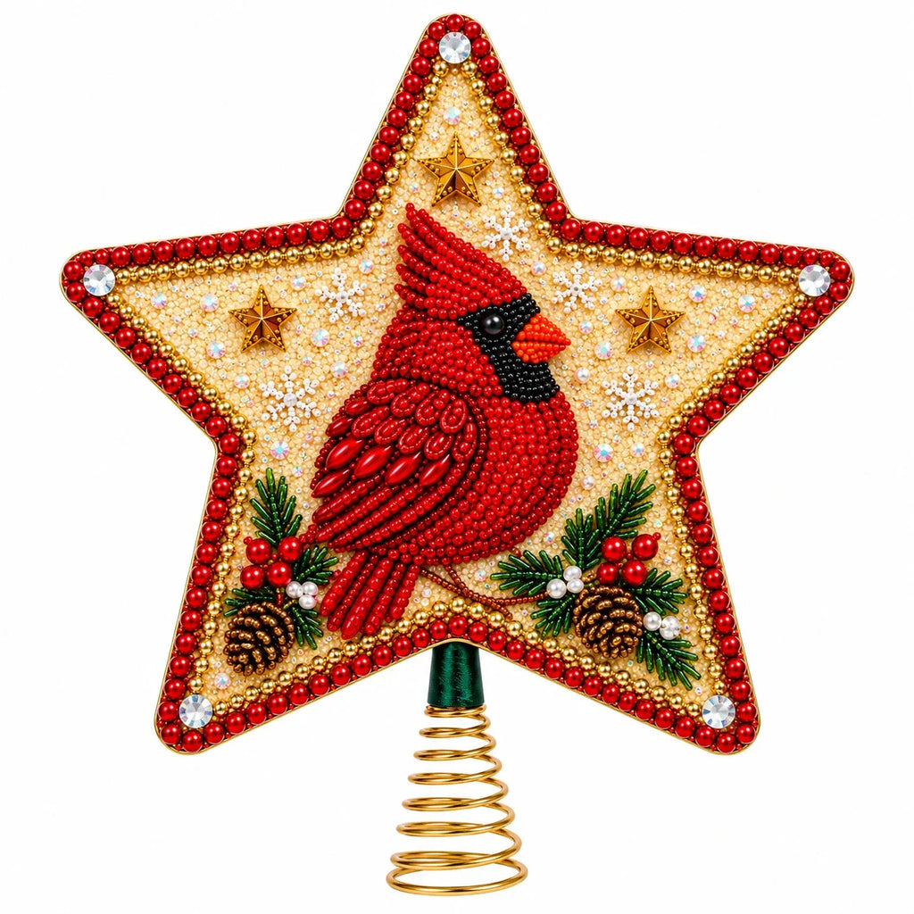Diamond Painting Star Christmas Tree Topper