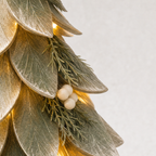 Eight-Tier Lighted Tabletop Christmas Tree