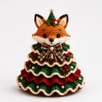 Crochet Highland Cow Christmas Ornament Kit