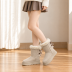 Cynthia | Pull-On Platform Bow Boots