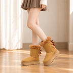 Cynthia | Pull-On Platform Bow Boots