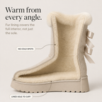 Cynthia | Pull-On Platform Bow Boots