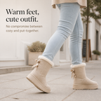 Cynthia | Pull-On Platform Bow Boots