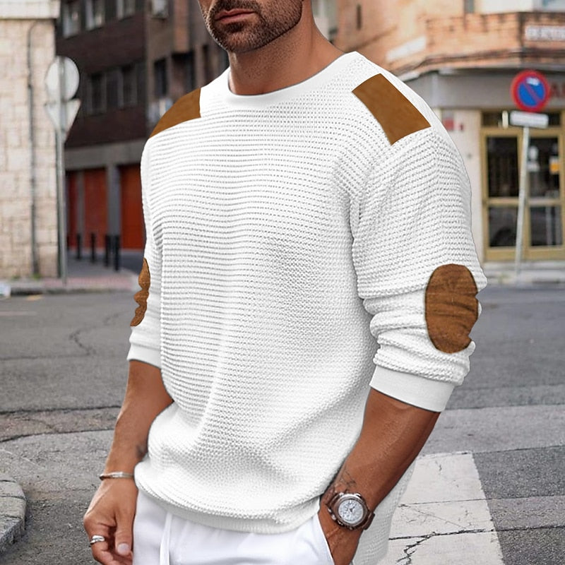 Darren | Textured Crew Neck Sweater