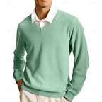 Declan | Flat-Knit V-Neck Sweater