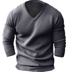 Dominic | Tailored Ribbed V-Neck Sweater