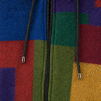 Donna | Artistic Patchwork Hooded Cardigan
