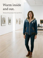 Elianna | Sherpa-Lined Quilted Hooded Jacket