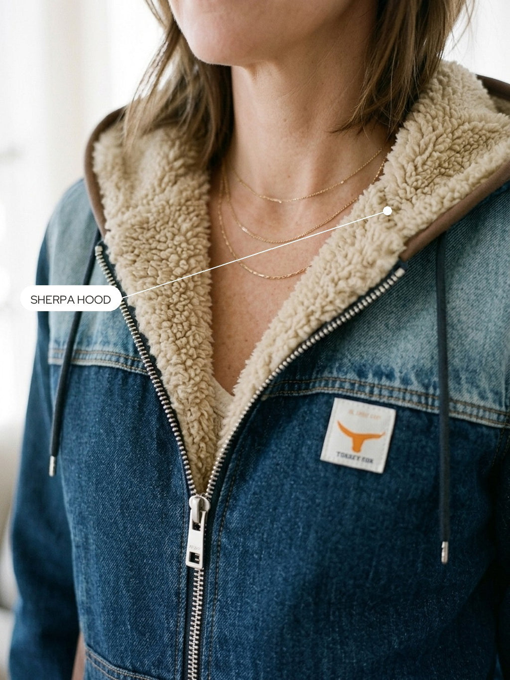 Elianna | Sherpa-Lined Quilted Hooded Jacket