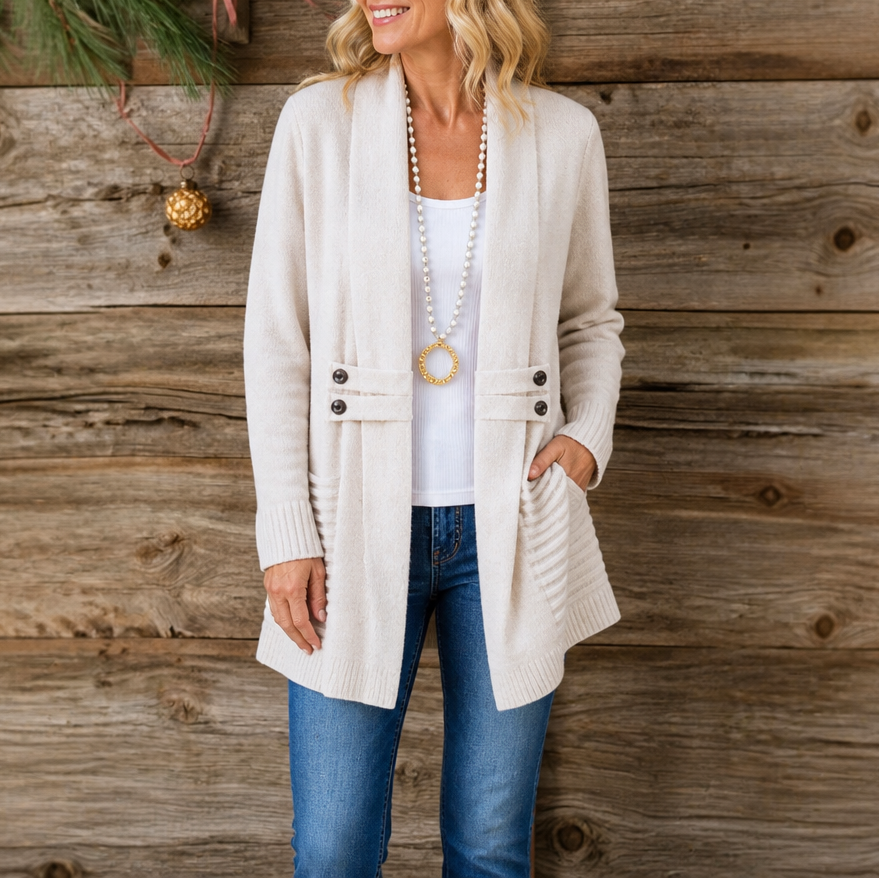 Elma | Cozy Shawl Collar Cardigan