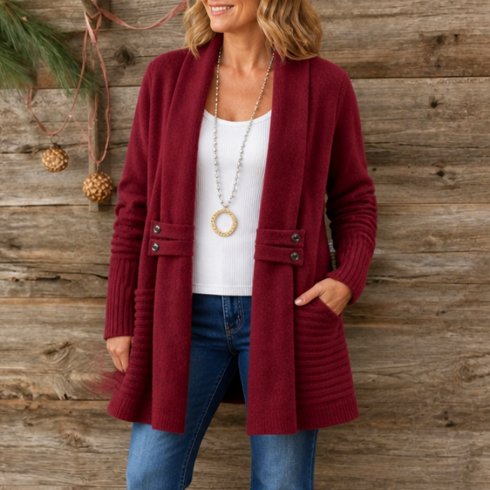 Elma | Cozy Shawl Collar Cardigan