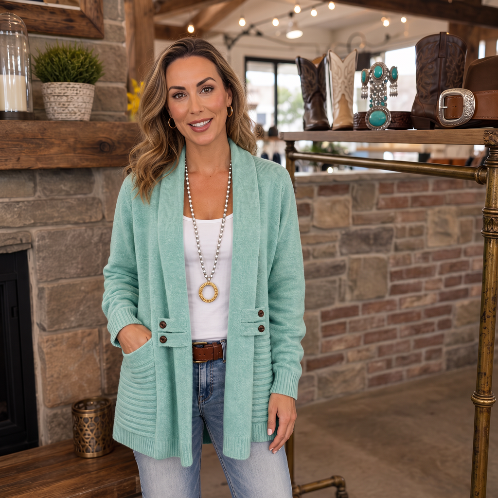 Elma | Cozy Shawl Collar Cardigan