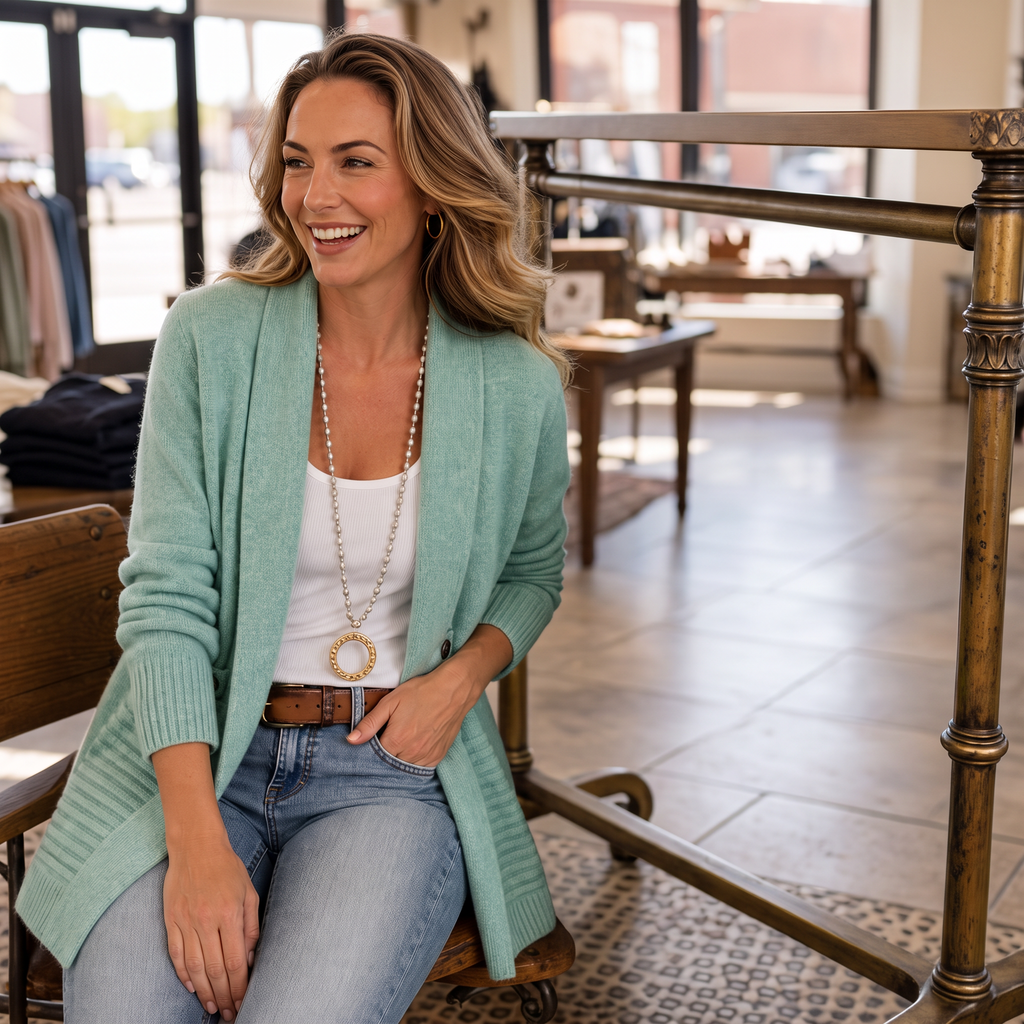 Elma | Cozy Shawl Collar Cardigan