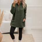 Estella | Plush Half-Zip Sherpa Pullover