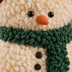 Fabric-Poke Snowman Christmas Ornament Kit