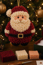 Fabric-Poke Snowman Christmas Ornament Kit