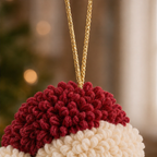 Fabric-Poke Snowman Christmas Ornament Kit