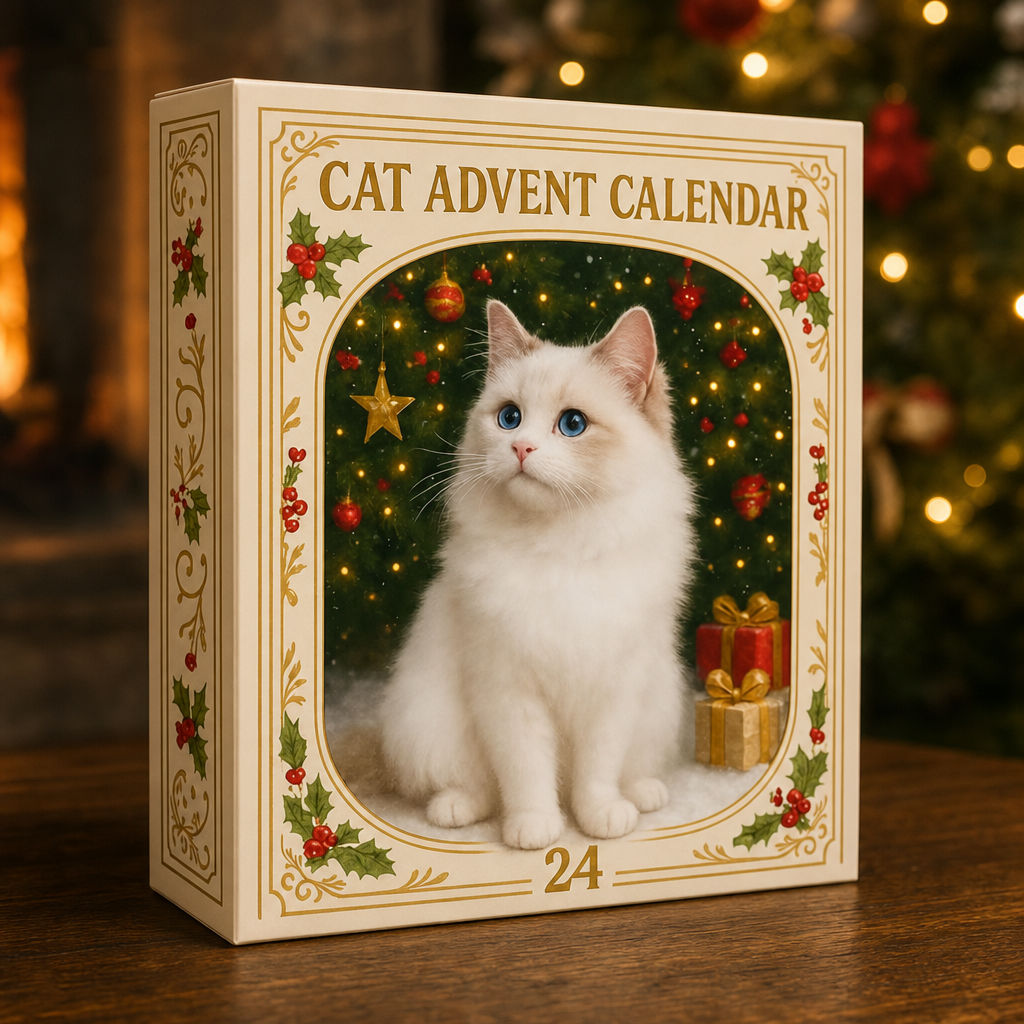 Cat Christmas Ornament Advent Calendar