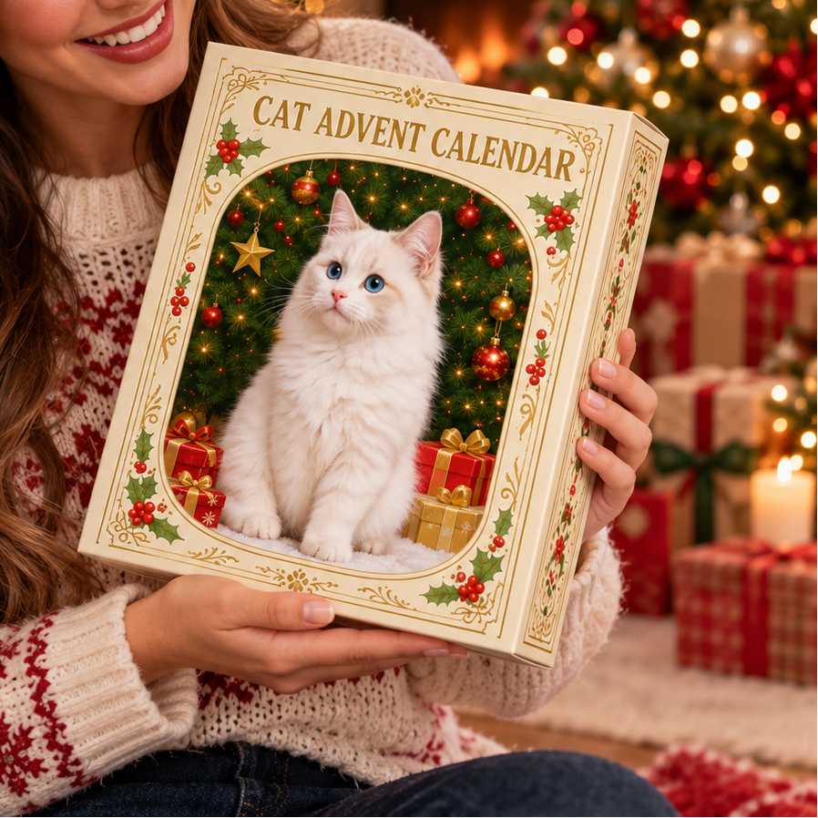 Cat Christmas Ornament Advent Calendar