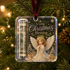 Clear Compartment Cash Holder Ornament
