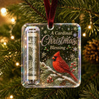 Clear Compartment Cash Holder Ornament