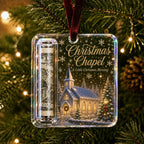Clear Compartment Cash Holder Ornament